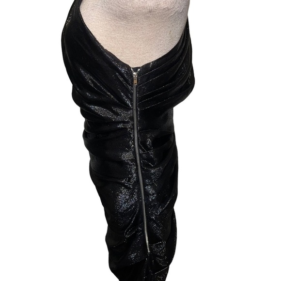 Isabel Marat Women Black One Shoulder Dress Size S/Eu 38 - Picture 8 of 15